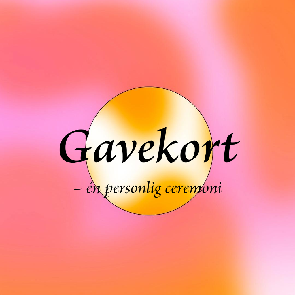 Gavekort til en personlig ceremoni